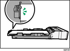 Illustration af papirkassette