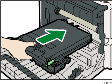 Illustration af resttonerbeholderen