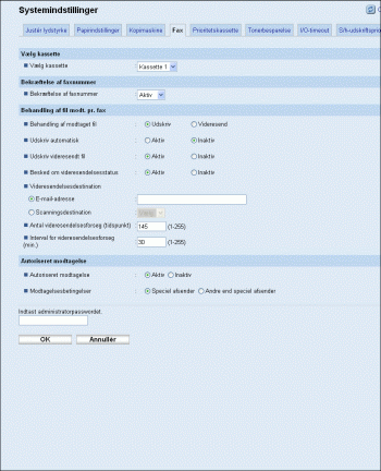 Illustration af skærmbillede i webbrowser