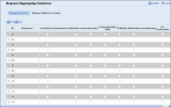Illustration af skærmbillede i webbrowser