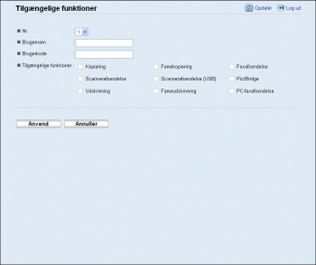 Illustration af skærmbillede i webbrowser