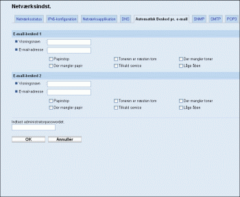 Illustration af skærmbillede i webbrowser