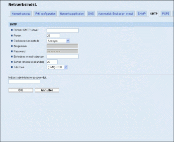 Illustration af skærmbillede i webbrowser