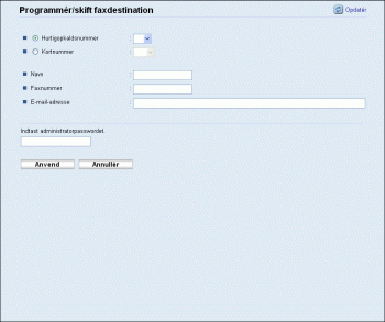 Illustration af skærmbillede i webbrowser