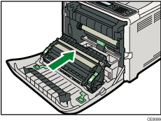 Ilustración del interior de la máquina