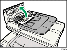 Ilustración de la vista frontal de la máquina