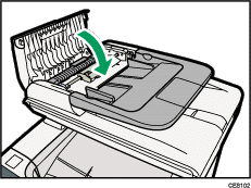 Ilustración de la vista frontal de la máquina