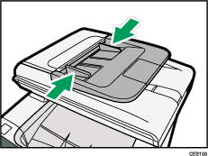 Ilustración del alimentador automático de documentos