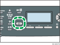 Ilustración de la tecla Fax