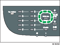 Ilustración de la tecla Marcación sin descolgar