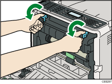 Ilustración del interior de la máquina