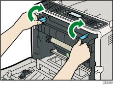 Ilustración del interior de la máquina