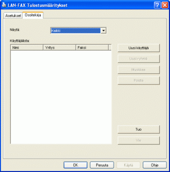 Kuva sovelluksen näytöstä