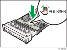 Illustration du magasin papier