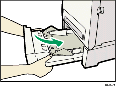 Illustration de l'unité l'alimentation papier