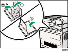 Illustration des guides de butée