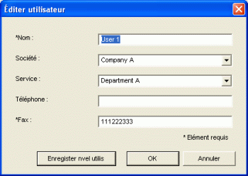 Illustration de l'écran Application