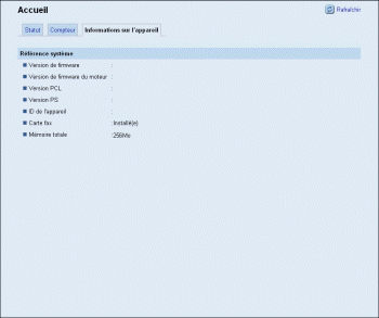 Illustration de la page du navigateur Web
