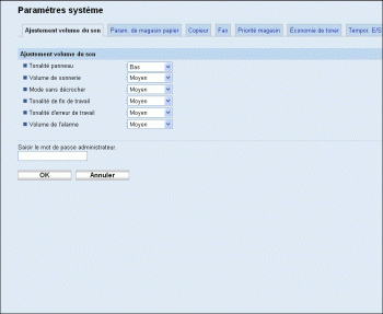 Illustration de la page du navigateur Web