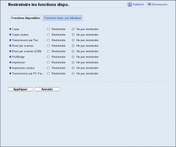 Illustration de la page du navigateur Web