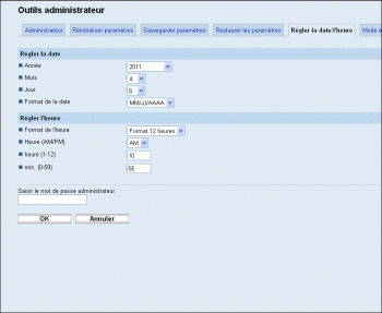 Illustration de la page du navigateur Web