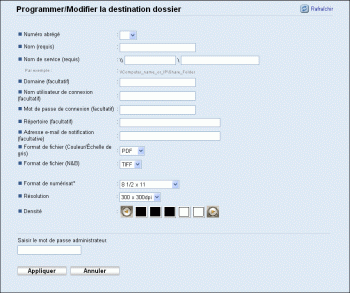 Illustration de la page du navigateur Web
