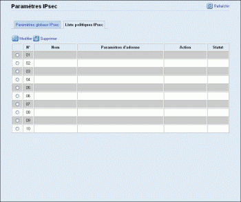 Illustration de la page du navigateur Web