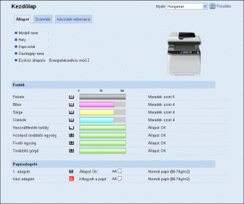 Webböngésző képernyőjének illusztrációja