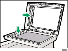 Illustrazione della vista anteriore della macchina