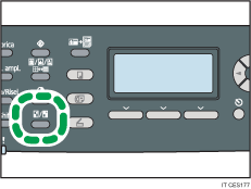 Illustrazione del tasto Riduzione/Ingrandimento