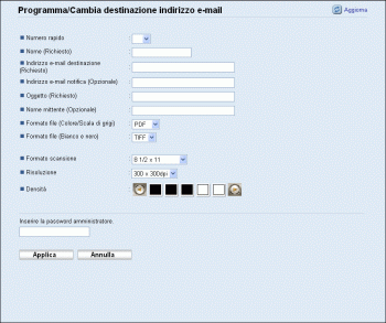 Illustrazione schermata browser web