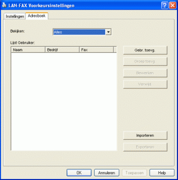 Illustratie toepassingsscherm