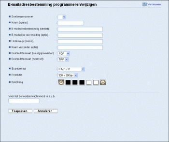 Webbrowser-schermillustratie