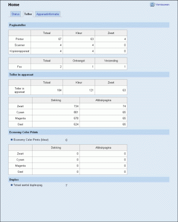 Webbrowser-schermillustratie