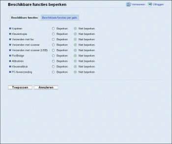 Webbrowser-schermillustratie