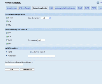 Webbrowser-schermillustratie