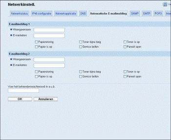 Webbrowser-schermillustratie
