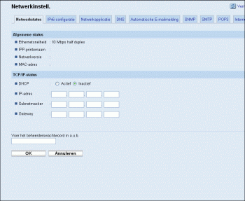 Webbrowser-schermillustratie