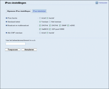 Webbrowser-schermillustratie
