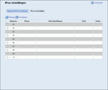 Webbrowser-schermillustratie