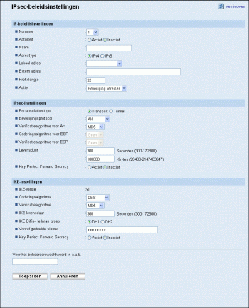 Webbrowser-schermillustratie
