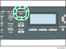 Illustrasjon av tasten ID-kortkopi