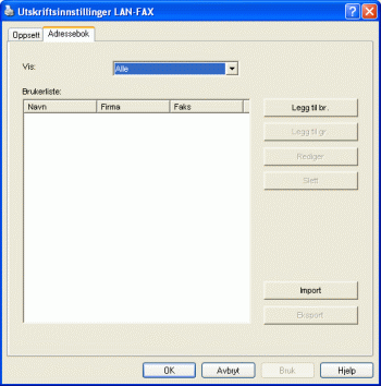 Illustrasjon av programskjermen