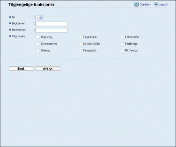 Illustrasjon av nettleserskjerm