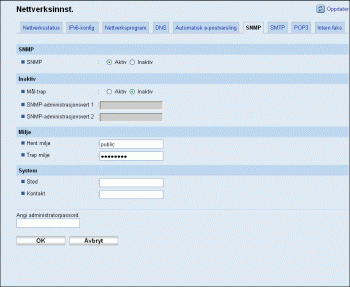 Illustrasjon av nettleserskjerm