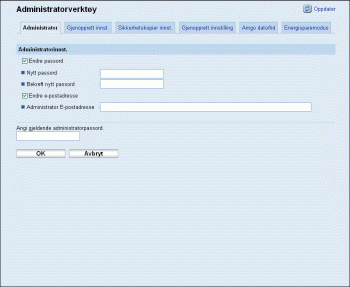 Illustrasjon av nettleserskjerm