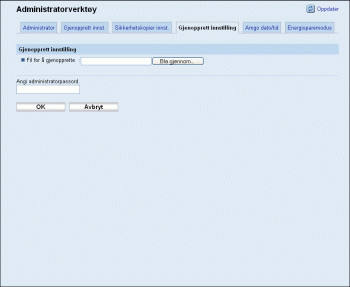 Illustrasjon av nettleserskjerm