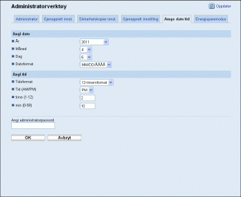 Illustrasjon av nettleserskjerm