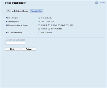 Illustrasjon av nettleserskjerm