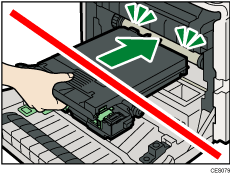 Ilustração do interior do equipamento